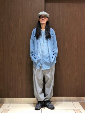 「BEAMS（ビームス）のアイテム（ハンチング/ベレー帽）」を使った、BEAMS MENさん（メンズ・169cm）の春コーディネート