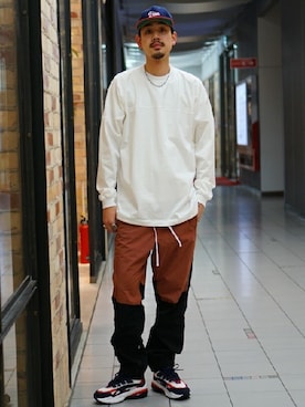 「POTEN（ポテン）のアイテム」を使った、BEAMS MENさん（メンズ・175cm）の春コーディネート