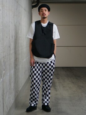 「BEAMS（ビームス）のアイテム（ハンチング/ベレー帽）」を使った、BEAMS MENさん（メンズ・175cm）の春コーディネート