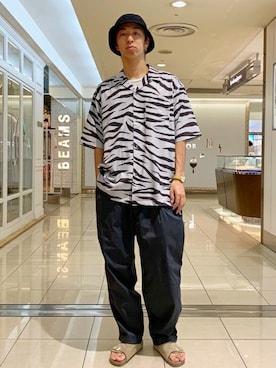 BEAMS MENさん(メンズ・178cm)の夏コーディネート
