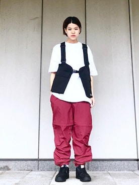 「BEAMS（ビームス）のアイテム（パンツ）」を使った、BEAMS MENさん（メンズ・169cm）の春コーディネート