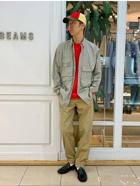 BEAMS MENさん(メンズ・178cm)の春コーディネート