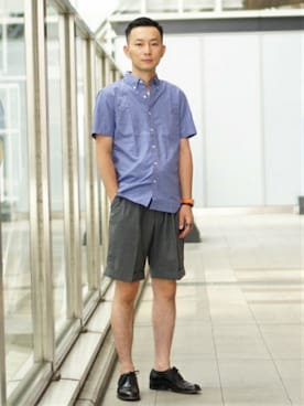 「BEAMS PLUS（ビームスプラス）のアイテム」を使った、BEAMS MENさん（メンズ・171cm）の夏コーディネート