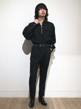 「BEAMS（ビームス）のアイテム（スラックス）」を使った、BEAMS MENさん（メンズ・166cm）の夏コーディネート