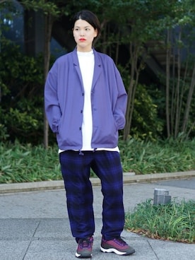 「BEAMS（ビームス）のアイテム（ブルゾン）」を使った、BEAMS MENさん（メンズ・169cm）の秋コーディネート