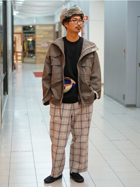 BEAMS MENさん（メンズ・183cm）の秋コーディネート