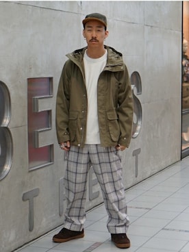「BEAMS（ビームス）のアイテム（ブルゾン）」を使った、BEAMS MENさん（メンズ・176cm）の秋コーディネート