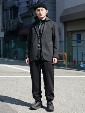 「BEAMS（ビームス）のアイテム（帽子）」を使った、BEAMS MENさん（メンズ・170cm）の秋コーディネート