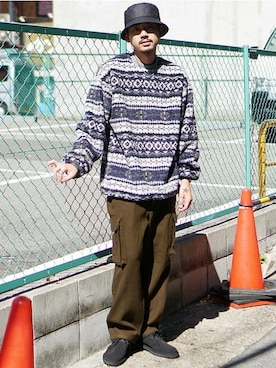 「BEAMS（ビームス）のアイテム（スウェット）」を使った、BEAMS MENさん（メンズ・175cm）の秋コーディネート