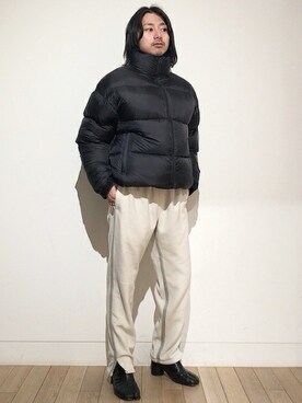 「BEAMS（ビームス）のアイテム（ダウンジャケット/コート）」を使った、BEAMS MENさん（メンズ・169cm）の秋コーディネート