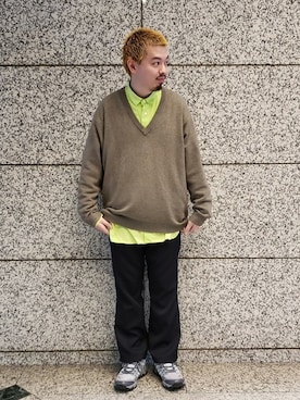 BEAMS MENさん(メンズ・173cm)の冬コーディネート