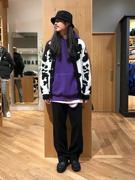 BEAMS MENさん（メンズ・176cm）の冬コーディネート