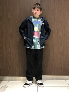 「BEAMS（ビームス）のアイテム（マウンテンパーカー）」を使った、BEAMS MENさん（メンズ・166cm）の冬コーディネート