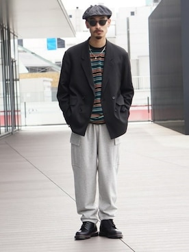 BEAMS MENさん(メンズ・169cm)の冬コーディネート