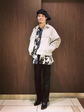 「BEAMS（ビームス）のアイテム（シューズ）」を使った、BEAMS MENさん（メンズ・169cm）の冬コーディネート