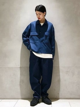 「BEAMS（ビームス）のアイテム（ブルゾン）」を使った、BEAMS MENさん（メンズ・169cm）の春コーディネート