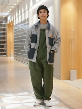 「BEAMS PLUS（ビームスプラス）のアイテム（パンツ）」を使った、BEAMS MENさん（メンズ・175cm）の春コーディネート