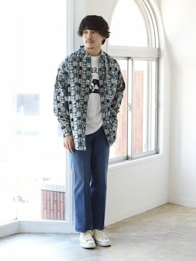 「ビームス」｜BEAMS MENさん（メンズ・178cm）の春コーディネート