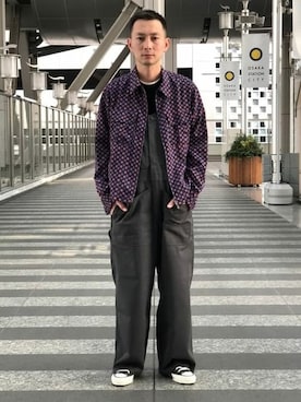 「working style」｜「アイテム（ブルゾン）」を使った、BEAMS MENさん（メンズ・171cm）の春コーディネート