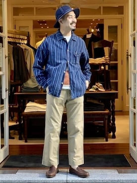 「REMI RELIEF」｜BEAMS MENさん（メンズ・177cm）の春コーディネート