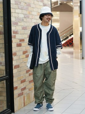 BEAMS MENさん（メンズ・183cm）の春コーディネート