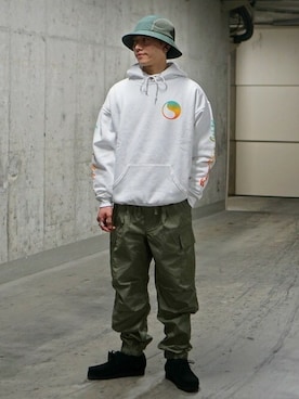 「BEAMS（ビームス）のアイテム（帽子）」を使った、BEAMS MENさん（メンズ・171cm）の春コーディネート