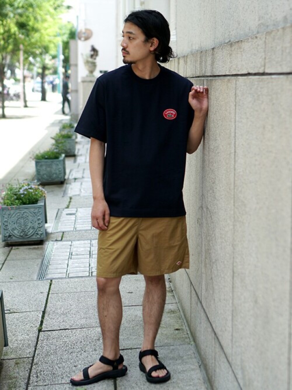 LACOSTE×BEAMS別注 ヴィンテージバッジ ショートパンツ新品未使用 BEAMS ビームス 11-25-1108-585 Gramicci グラミチ 別注
