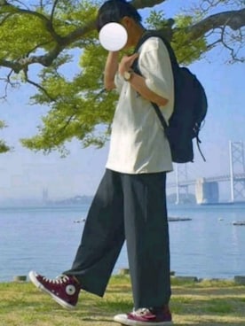 「平成最後のWEARISTAセンバツ」｜「アイテム（腕時計）」を使った、べーさん（メンズ・175cm）の春コーディネート