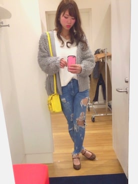 「rps（アールピーエス）のアイテム（その他アウター）」を使った、ER❣さん（レディース・166cm）の冬コーディネート
