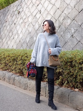 sayakaさん（レディース・160cm）の冬コーディネート