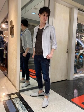 スリッポンを使った 吉祥寺 のメンズ人気ファッションコーディネート Wear