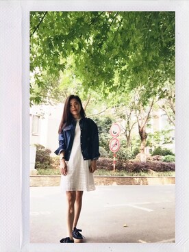 「停车场入口」｜Phlluさん（レディース・160cm）の春コーディネート