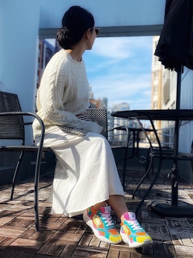 「Atlantic STARS（アトランティックスターズ）のアイテム」を使った、アトランティックスターズさん（レディース・157cm）の春コーディネート