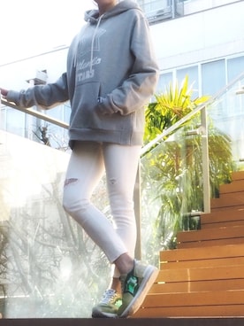 「Atlantic STARS（アトランティックスターズ）のアイテム」を使った、アトランティックスターズさん（レディース・165cm）の春コーディネート