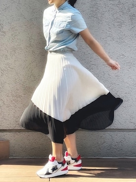 「Atlantic STARS（アトランティックスターズ）のアイテム」を使った、アトランティックスターズさん（レディース・157cm）の春コーディネート