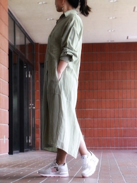 「Atlantic STARS（アトランティックスターズ）のアイテム」を使った、アトランティックスターズさん（レディース・157cm）の春コーディネート