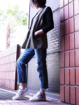 「Atlantic STARS（アトランティックスターズ）のアイテム」を使った、アトランティックスターズさん（レディース・163cm）の春コーディネート