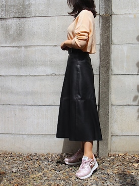 「Atlantic STARS（アトランティックスターズ）のアイテム」を使った、アトランティックスターズさん（レディース・157cm）の春コーディネート