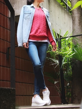 「Atlantic STARS（アトランティックスターズ）のアイテム」を使った、アトランティックスターズさん（レディース・165cm）の春コーディネート