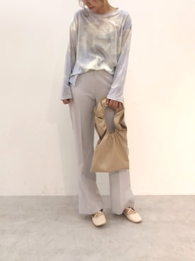 ホソヤヤスコさん(レディース・161cm)の春コーディネート