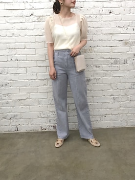 ホソヤヤスコさん（レディース・161cm）の夏コーディネート