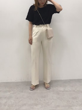 ホソヤヤスコさん（レディース・161cm）の夏コーディネート