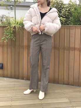 ホソヤヤスコさん（レディース・161cm）の秋コーディネート