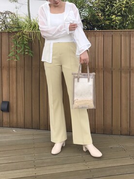 ホソヤヤスコさん（レディース・161cm）の秋コーディネート