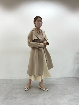 ホソヤヤスコさん(レディース・161cm)の冬コーディネート