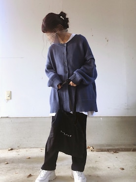 「IKUMI（イクミ）のアイテム」を使った、ノノさん（レディース・153cm）の秋コーディネート