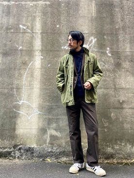 「BEN DAVIS（ベンデイビス）のアイテム（ジャケット/アウター）」を使った、ヤギハシカズヒロさん（メンズ・181cm）の冬コーディネート