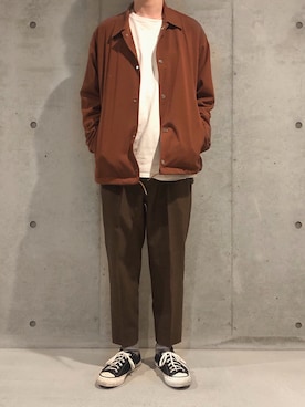「アイテム（ブルゾン）」を使った、Dake823さん（メンズ・172cm・30代）の春コーディネート