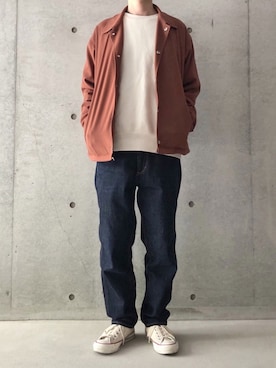 「アイテム（ブルゾン）」を使った、Dake823さん（メンズ・172cm・30代）の春コーディネート