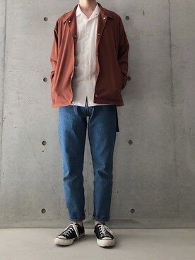 「アイテム（ブルゾン）」を使った、Dake823さん（メンズ・172cm・30代）の春コーディネート